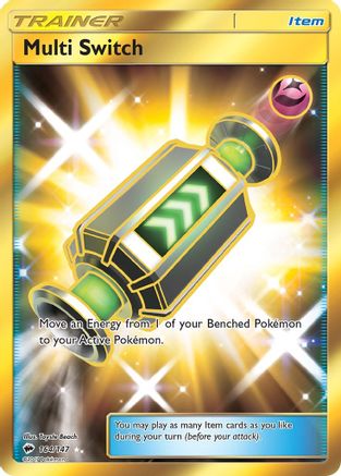 Multi Switch (Secret) - Holofoil SM Burning Shadows - Secret Rare