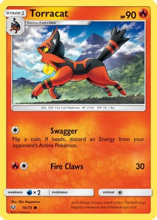 Torracat 016 Shining Legends - Common