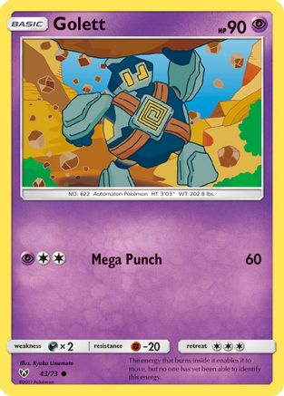Golett/73 Shining Legends - Common