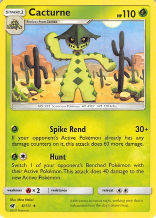 Cacturne 006 SM Crimson Invasion - Rare