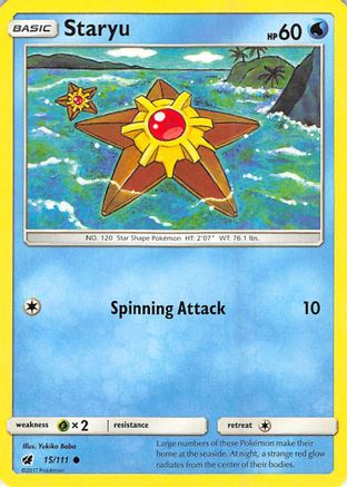 Staryu 015 SM Crimson Invasion - Common