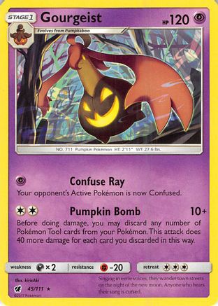 Gourgeist - Reverse Holofoil SM Crimson Invasion - Rare