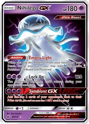 Nihilego GX 049 - Holofoil SM Crimson Invasion - Ultra Rare