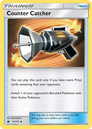 Counter Catcher 091 - Reverse Holofoil SM Crimson Invasion - Uncommon