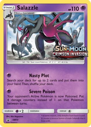 Salazzle - SM73 (Prerelease) - Holofoil SM Promos - Promo