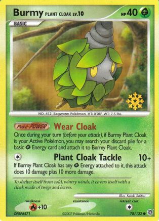 Burmy (Plant Cloak) - 78/132/132 Countdown Calendar Promos - Promo