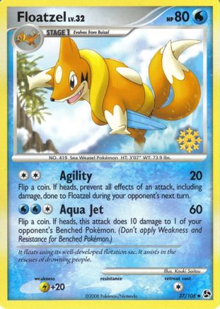 Floatzel - 37/106/106 Countdown Calendar Promos - Promo
