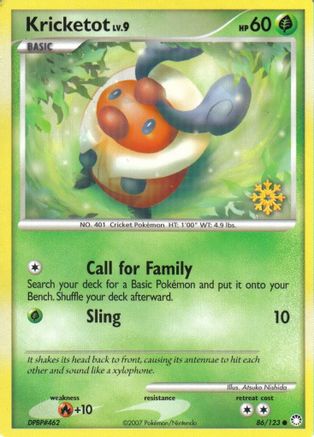 Kricketot - 86/123/123 Countdown Calendar Promos - Promo