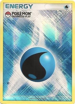 Water Energy (2009 Unnumbered POP Promo) - Holofoil League & Championship Cards - Promo