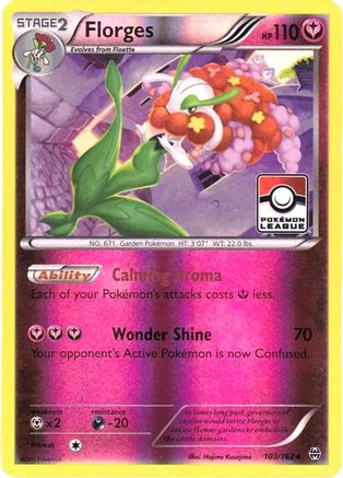 Florges (Pokemon League) 103/162 - Reverse Holofoil League & Championship Cards - Promo
