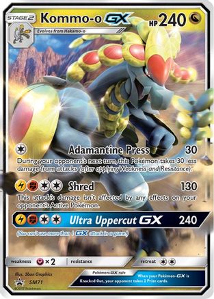 Kommo-o GX - SM71 - Holofoil SM Promos - Promo