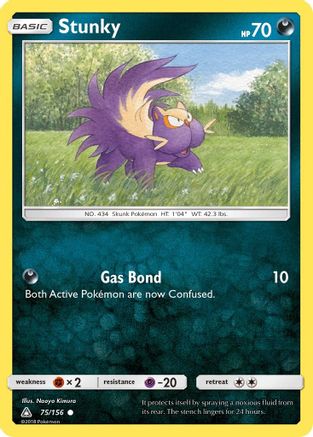 Stunky 075 - Reverse Holofoil SM Ultra Prism - Common