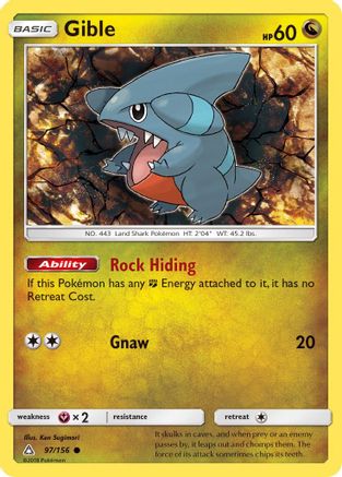 Gible (97) (97) 097 SM Ultra Prism - Common