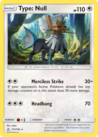 Type: Null 115 SM Ultra Prism - Rare