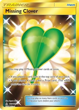 Missing Clover (Secret Rare) - Holofoil SM Ultra Prism - Secret Rare