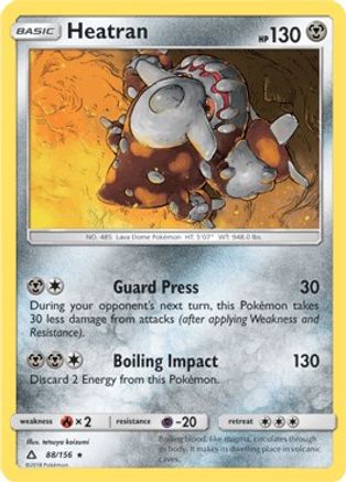 Heatran - 88/156 (Prerelease Kit Exclusive)/156 Deck Exclusives - Rare