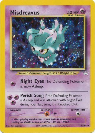 Misdreavus - Unlimited Holofoil Neo Revelation - Holo Rare