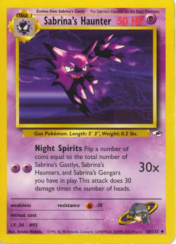 Sabrina's Haunter 058 - Unlimited Gym Heroes - Uncommon