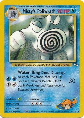 Misty's Poliwrath 031 - Unlimited Gym Heroes - Rare