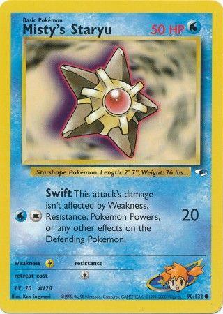Misty's Staryu 090 - Unlimited Gym Heroes - Common