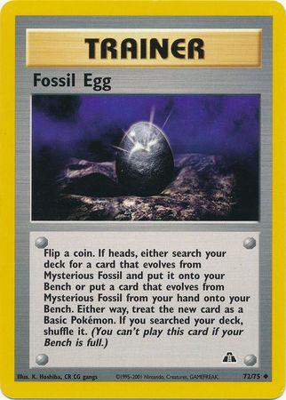 Fossil Egg 072 - Unlimited Neo Discovery - Uncommon