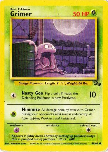 Grimer 048 - Unlimited Fossil - Common