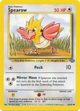 Spearow 062 - Unlimited Jungle - Common