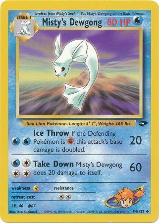 Misty's Dewgong 054 - Unlimited Gym Challenge - Uncommon