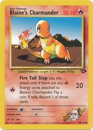 Blaine's Charmander 060 - Unlimited Gym Challenge - Common
