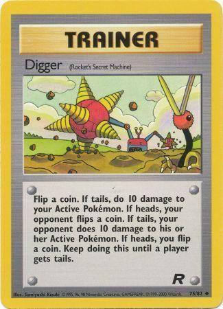 Digger (Rocket's Secret Machine) 075 - Unlimited Team Rocket - Uncommon
