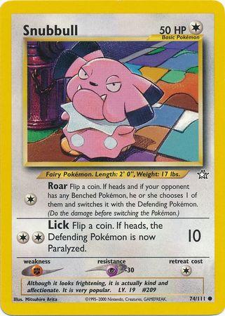 Snubbull 074 - Unlimited Neo Genesis - Common
