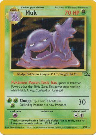 Muk (13) (13) 013 - Unlimited Holofoil Fossil - Holo Rare