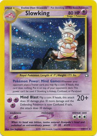 Slowking 014 - Unlimited Holofoil Neo Genesis - Holo Rare
