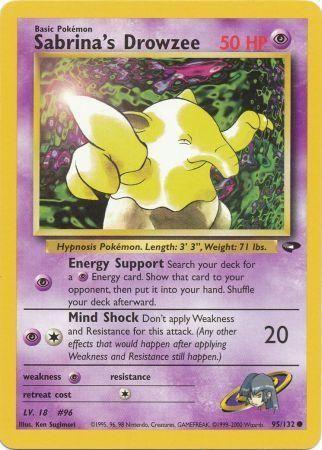 Sabrina's Drowzee 095 - Unlimited Gym Challenge - Common
