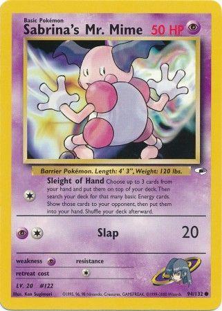 Sabrina's Mr. Mime 094 - Unlimited Gym Heroes - Common