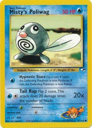 Misty's Poliwag 087 - Unlimited Gym Heroes - Common