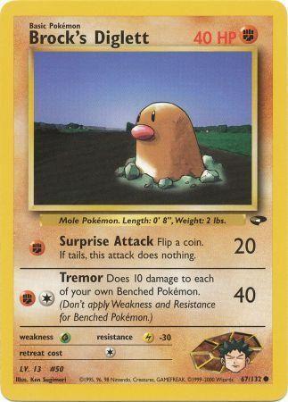 Brock's Diglett 067 - Unlimited Gym Challenge - Common