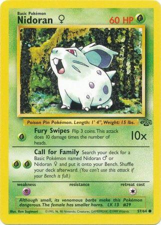 Nidoran F 057 - Unlimited Jungle - Common
