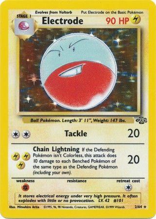 Electrode (2) (2) 002 - Unlimited Holofoil Jungle - Holo Rare