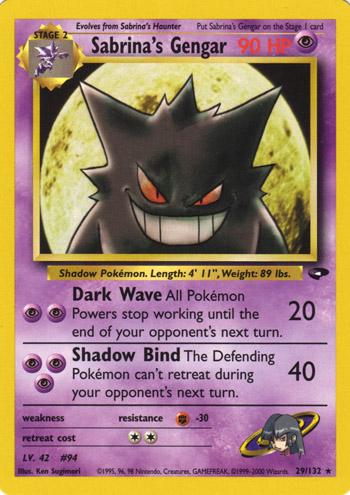 Sabrina's Gengar 029 - Unlimited Gym Challenge - Rare