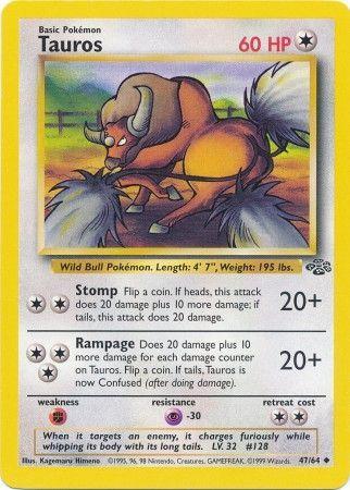 Tauros 047 - Unlimited Jungle - Uncommon