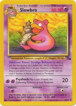 Slowbro 043 - Unlimited Fossil - Uncommon