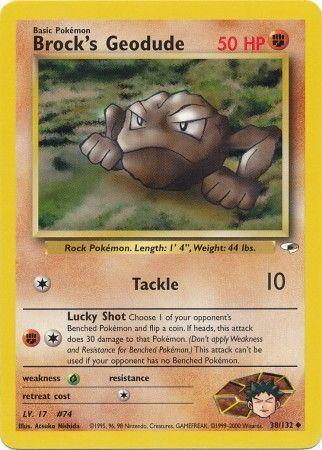 Brock's Geodude (38) (38) 038 - Unlimited Gym Heroes - Uncommon