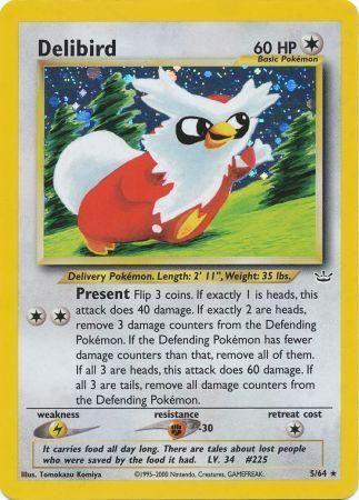 Delibird 005/64 - Unlimited Holofoil Neo Revelation - Holo Rare