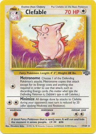 Clefable (17) (17) 017 - Unlimited Jungle - Rare