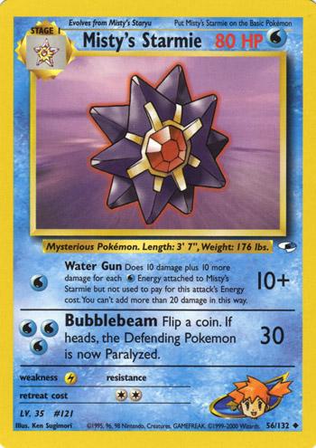 Misty's Starmie 056 - Unlimited Gym Heroes - Uncommon