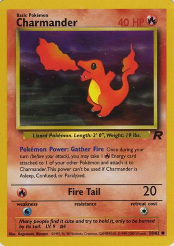Charmander 050 - Unlimited Team Rocket - Common
