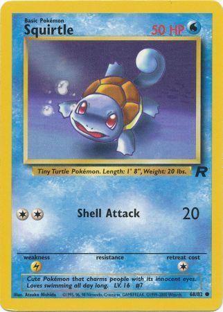 Squirtle 068 - Unlimited Team Rocket - Common