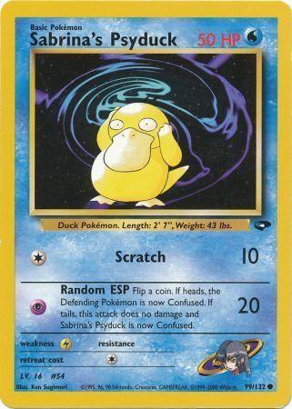 Sabrina's Psyduck 099 - Unlimited Gym Challenge - Common