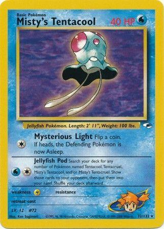 Misty's Tentacool (32) (32) 032 - Unlimited Gym Heroes - Rare